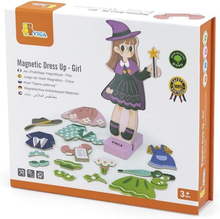 Viga Magnetic Dress Up - Girl - Image 2